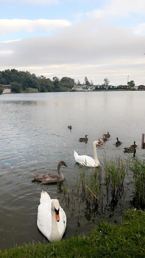 Widgeon Bespoke Cabin Is Lakeside With Private Fishing Peg, Hot Tub Situated At Tattershall Lakes Country Park Exteriér fotografie